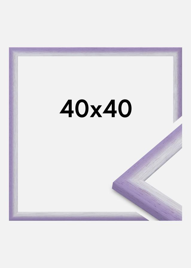 Rahmen Cornwall Acrylglas Helllila 40x40 cm