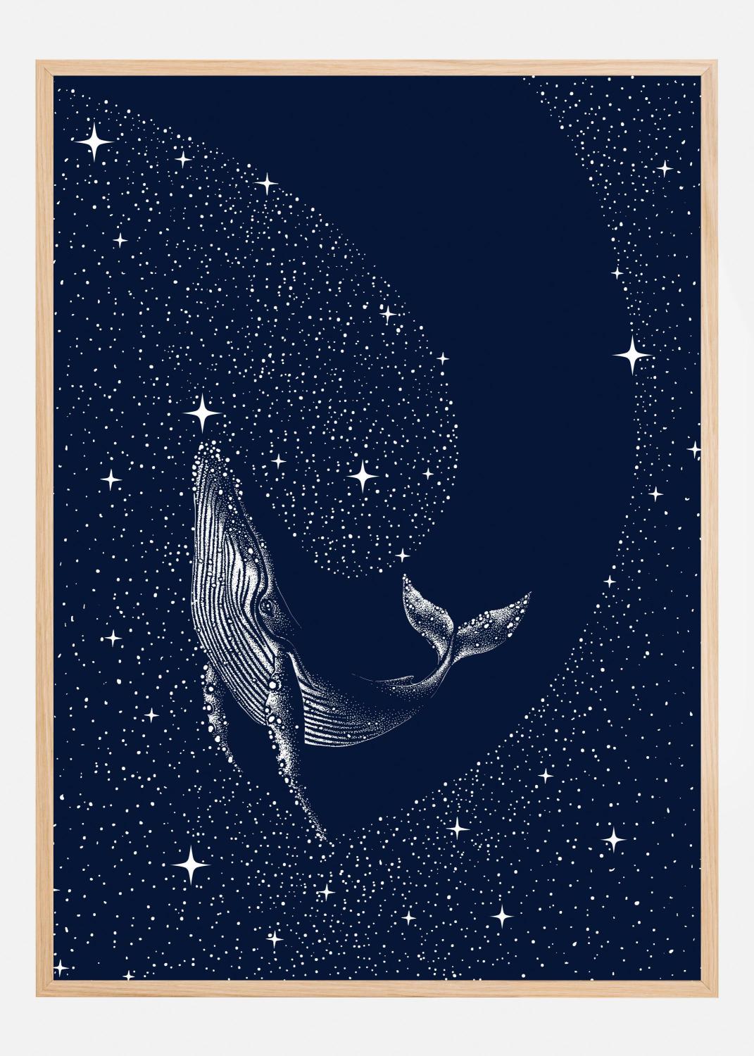 Product Image for Starry Whale Poster (21x29.7 cm (A4))