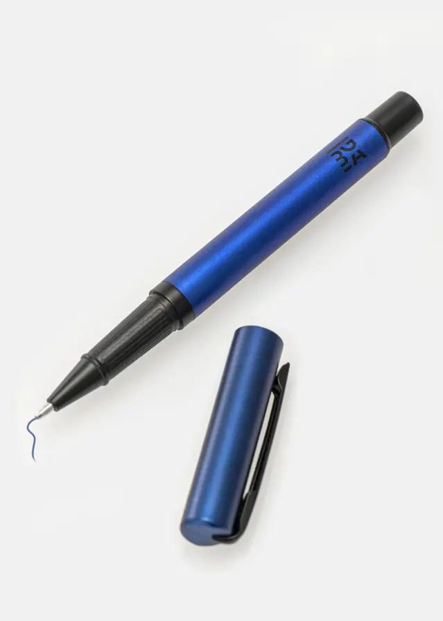 BGA Albumstift Metallic Métallique Bleu - 1 mm