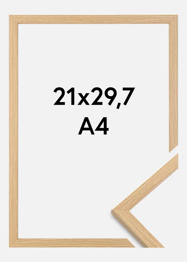 Bilderrahmen Galant Acrylglas Eiche 21x29,7 cm (A4)