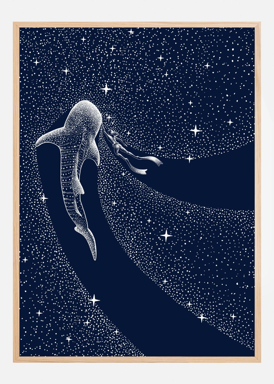 Product Image for Star Eater and Diver Square Poster (21x29.7 cm (A4))