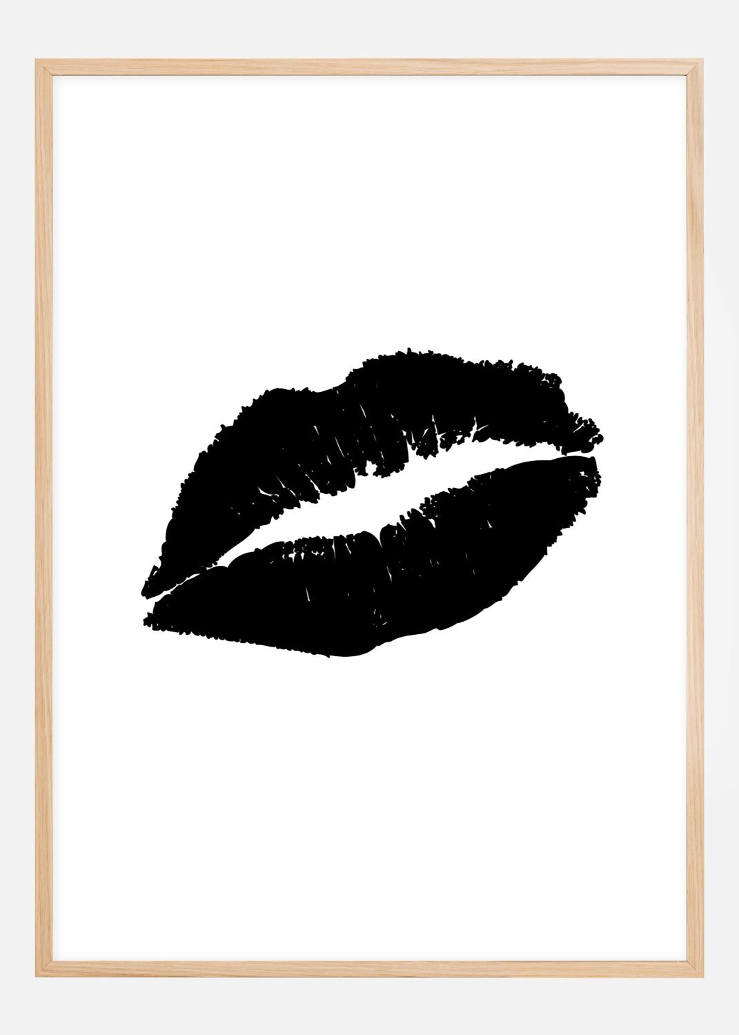 Product Image for Black Lips Poster (40x50 cm)