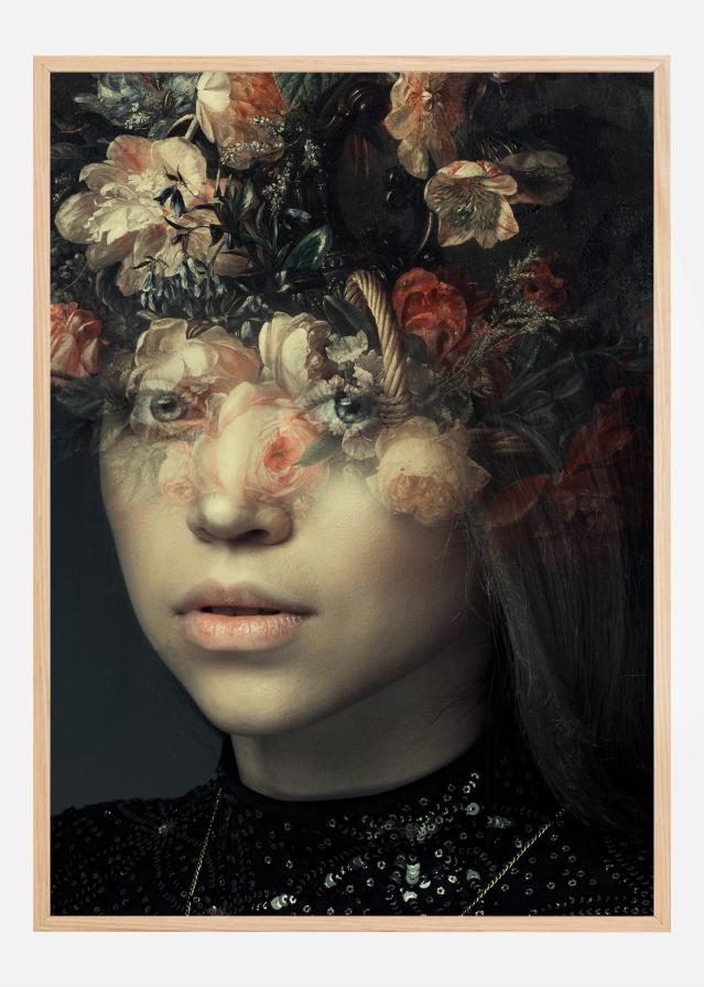 FLORAL PORTRAIT Poster