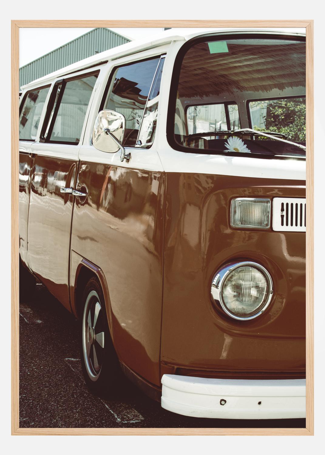 Product Image for Red Volkswagen Bus Poster (21x29.7 cm (A4))