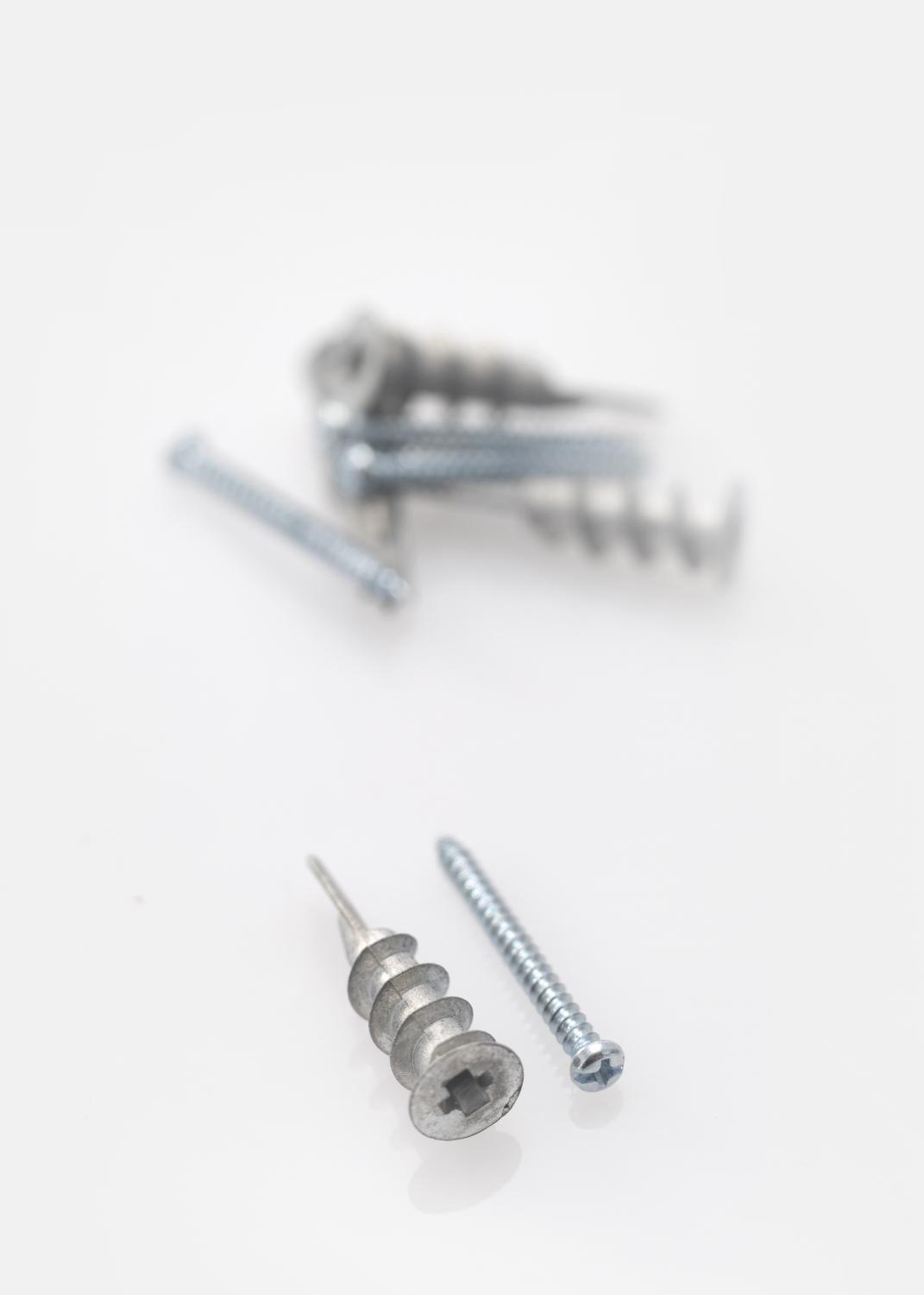 Product Image for Schraube und selbstbohrender Dübel für Gipswand - 4er-Pack (13x26 mm)