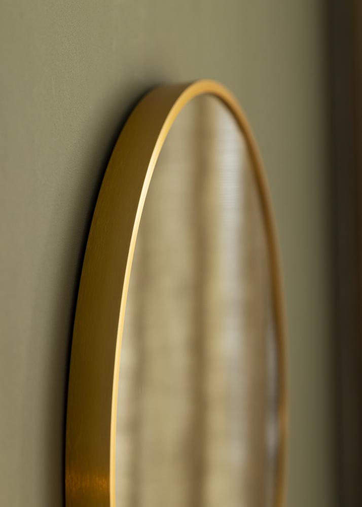 KAILA Round Mirror - Edge Gold 50 cm Ø