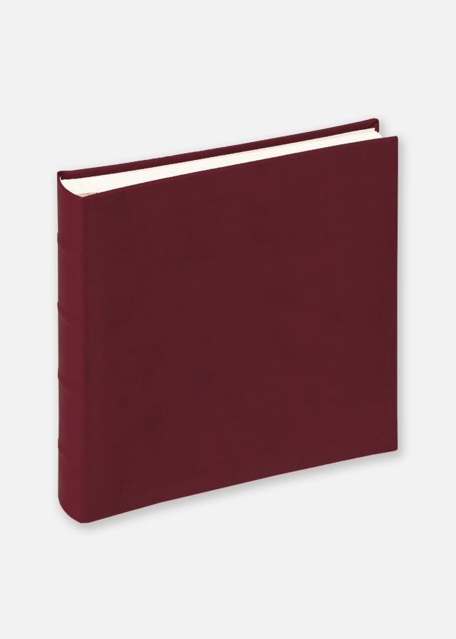 Walther Fotoalbum Classic Rot - 26x25 cm (60 weiße Seiten / 30 Blatt)