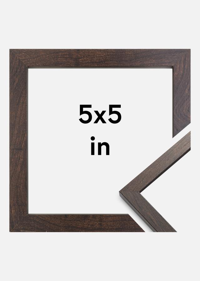 Rahmen Trendy Acrylglas Walnuss 5x5 inches (12,7x12,7 cm)