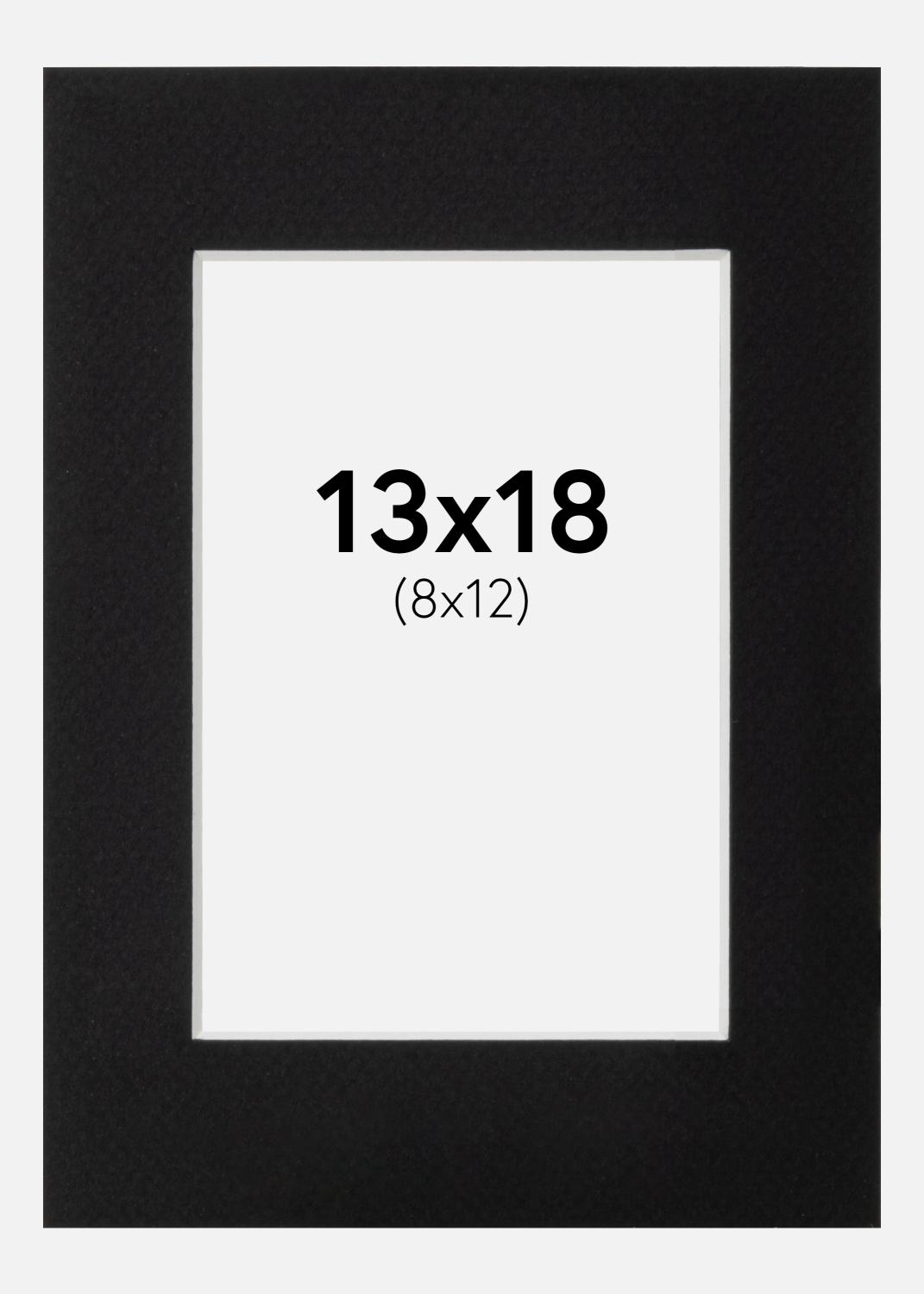 Product Image for Passepartout Schwarz Standard (weißer Kern) 13x18 cm (6x9)