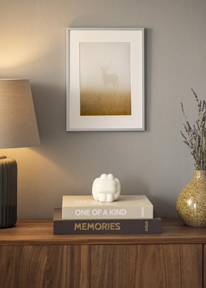 Spiegel Helsinki Silber - Maßgefertigt