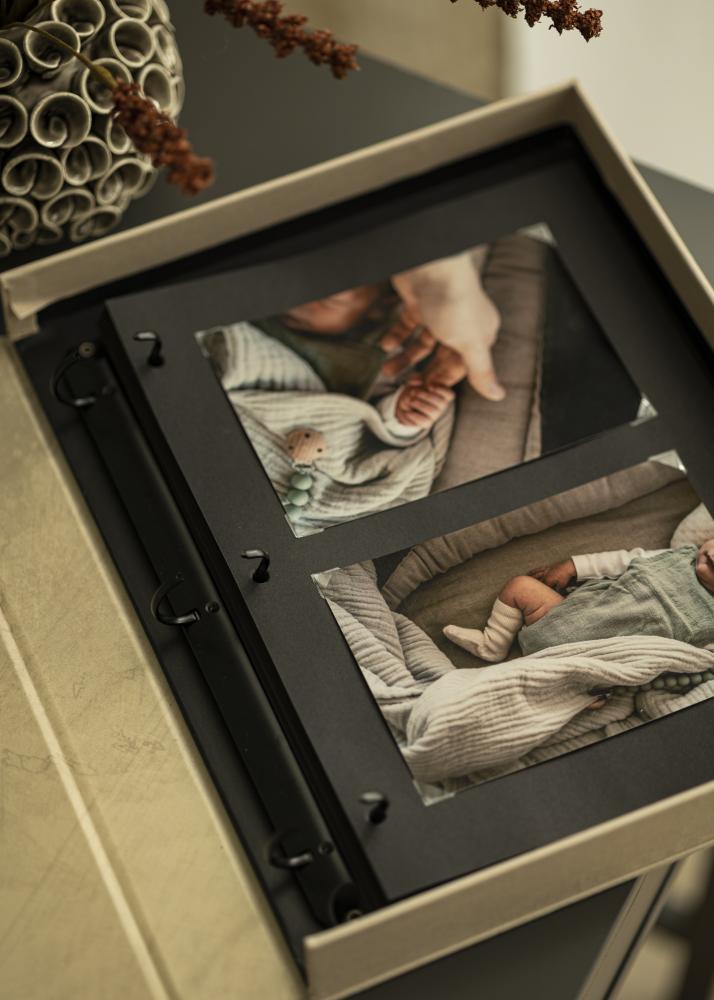 Albumseiten für KAILA Coffee Table Photo Album - 30er-Pack Schwarz