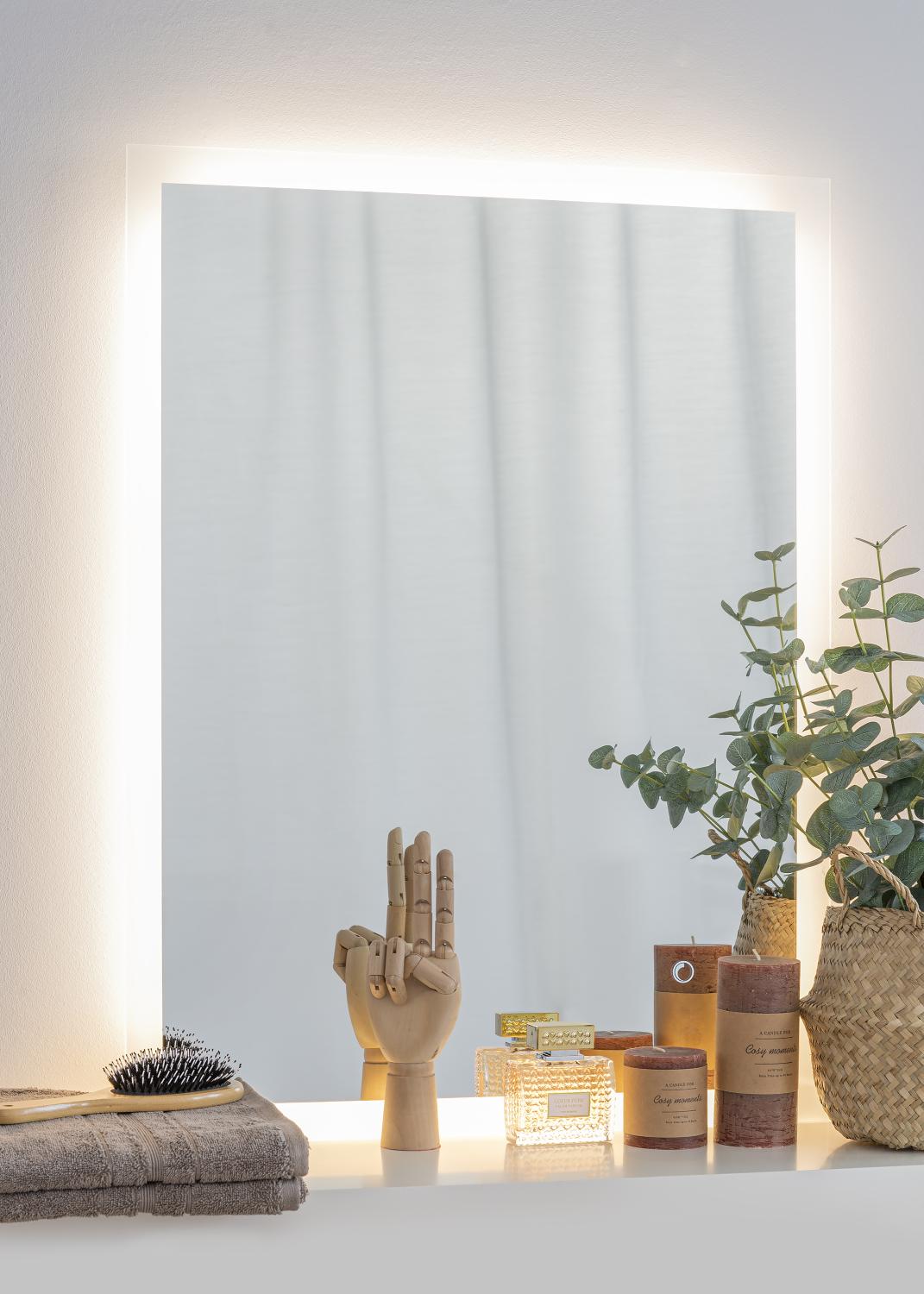 Product Image for KAILA Speil Rectangle II LED 80x60 cm