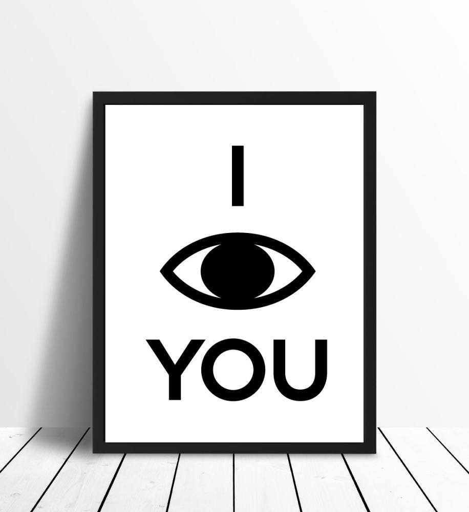 I see you - Vit Poster