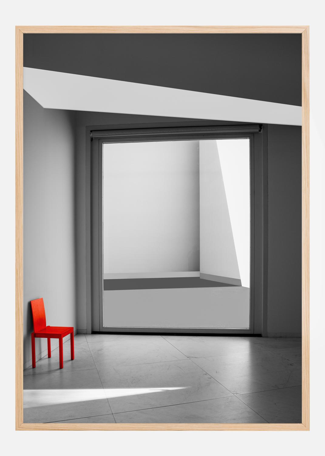 Product Image for The red chair Poster (21x29.7 cm (A4))