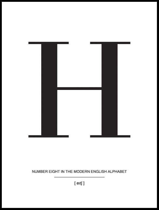 Letter H