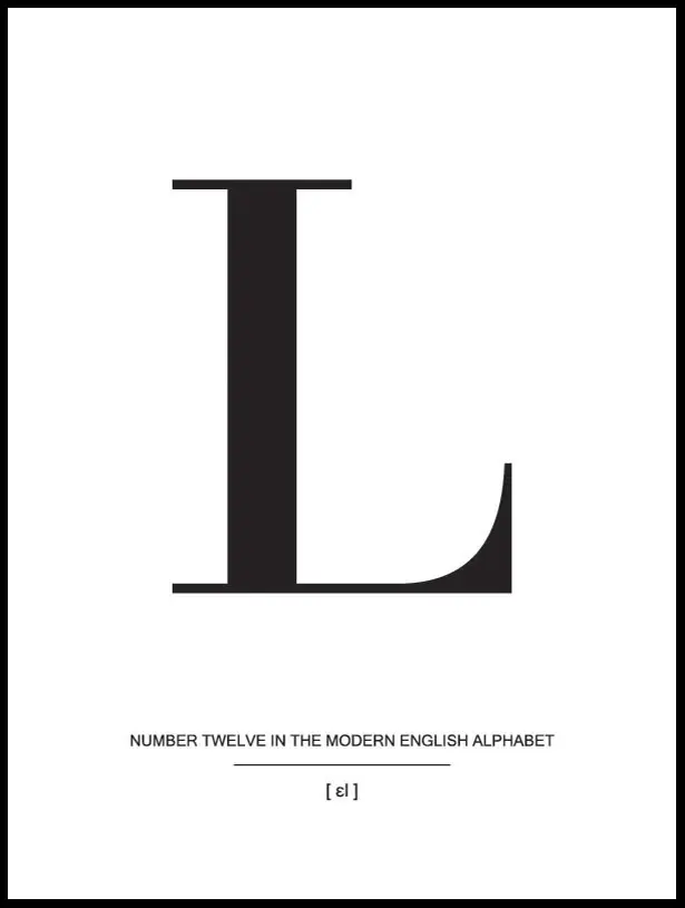 Letter L