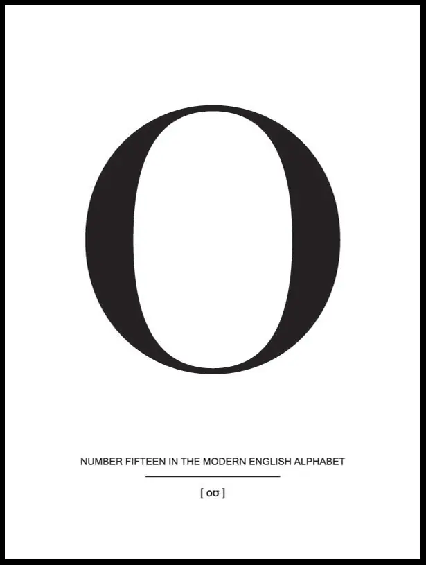 Letter O