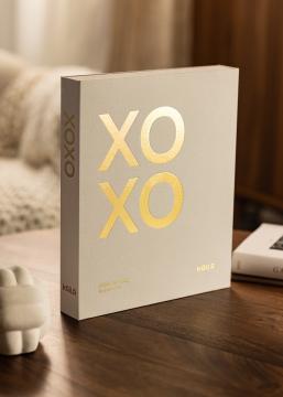 KAILA XOXO Creme - Coffee Table Photo Album (60 Schwarze Seiten)