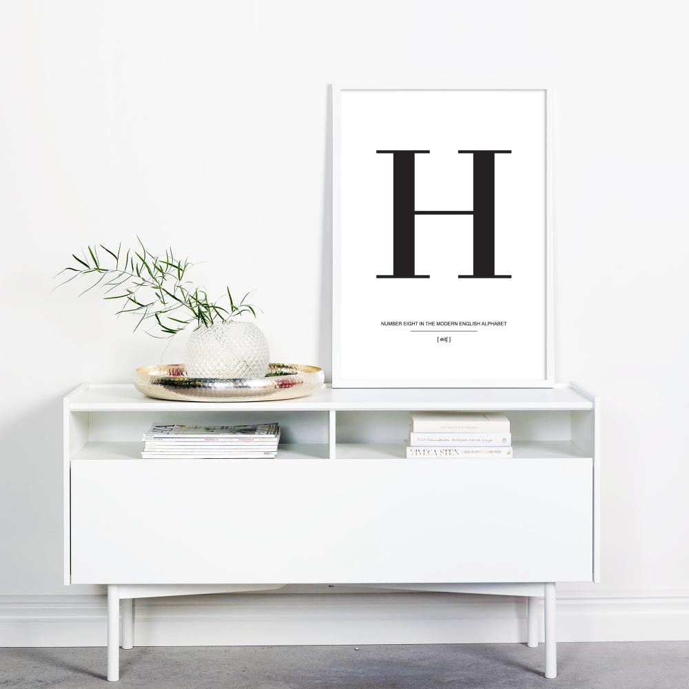 Letter H