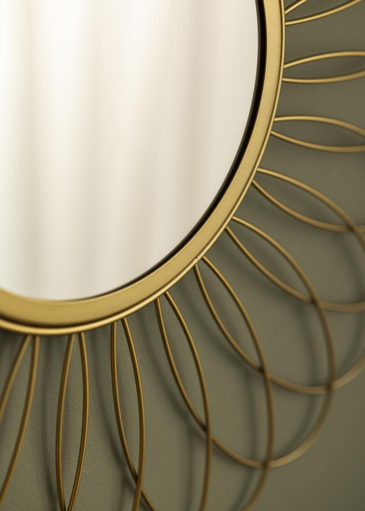 KAILA Spiegel Flower - Gold 50 cm Ø
