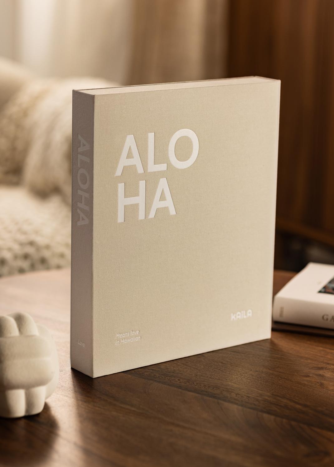 Product Image for KAILA ALOHA - Coffee Table Photo Album (60 Schwarze Seiten)