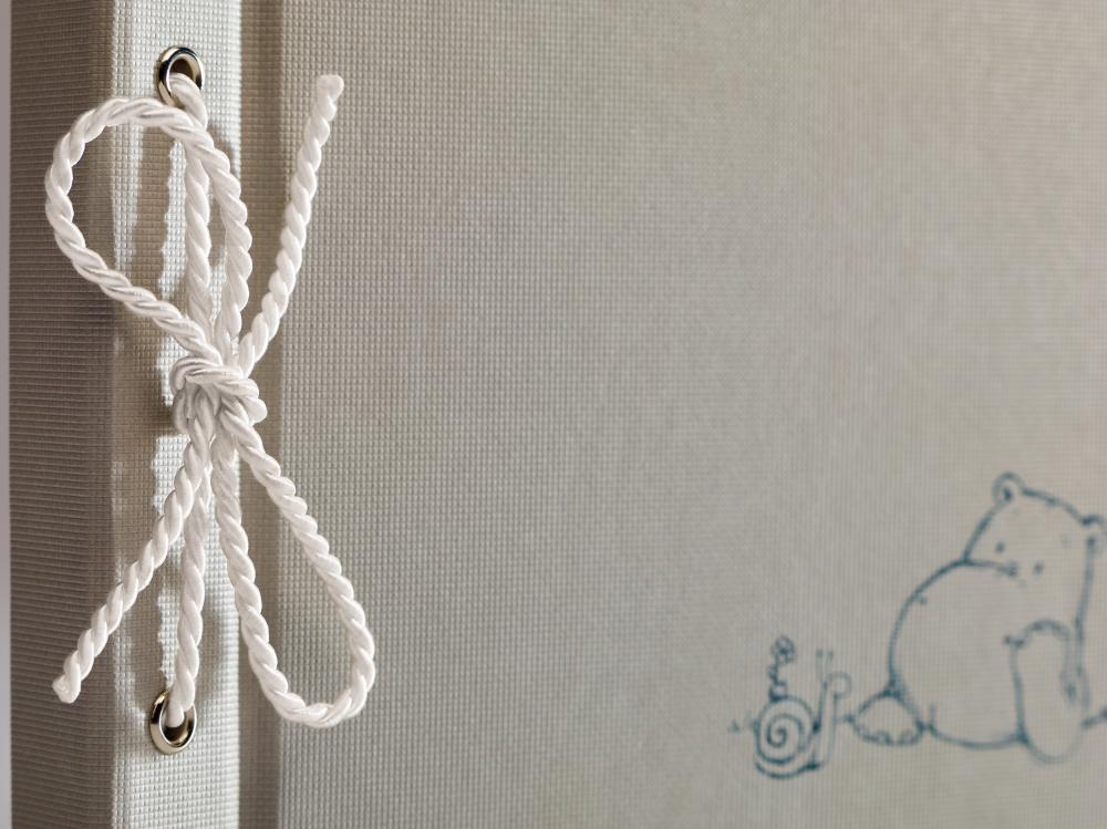 Madu Babyalbum - 23,5x16 cm (40 weiße Seiten / 20 Blatt)