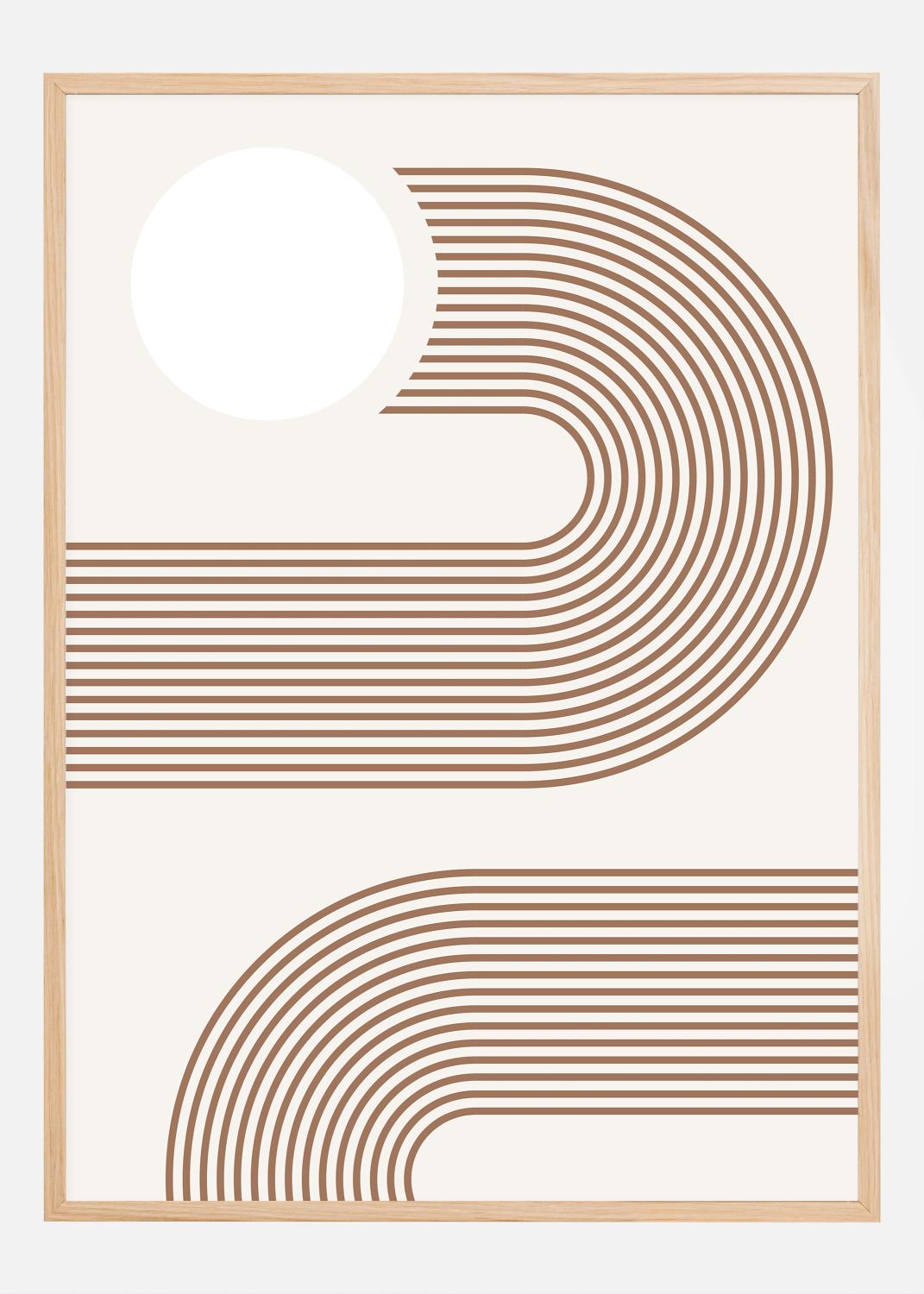 Product Image for Beige Arc Poster No.2 Poster (21x29.7 cm (A4))