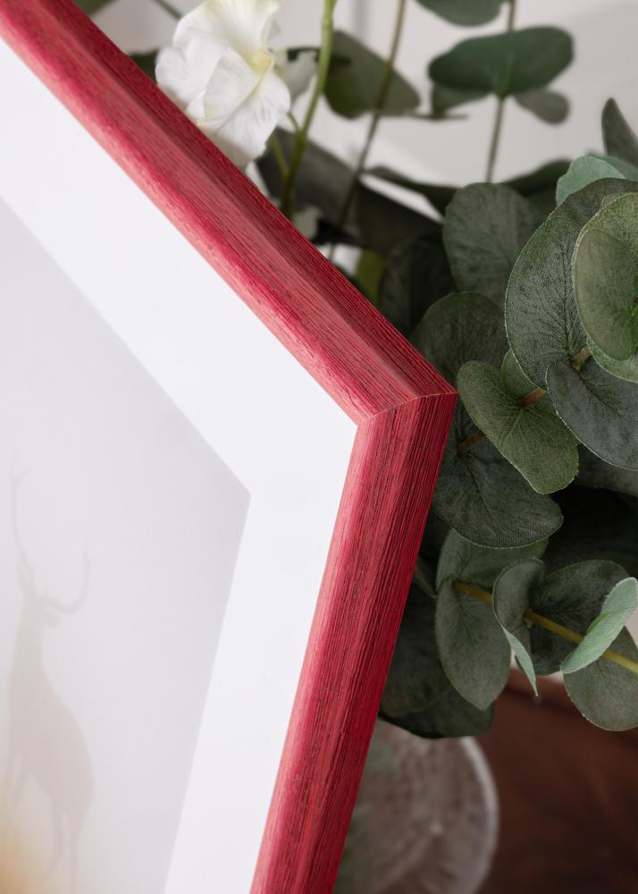 Rahmen Cornwall Acrylglas Dunkelrot 30x30 cm