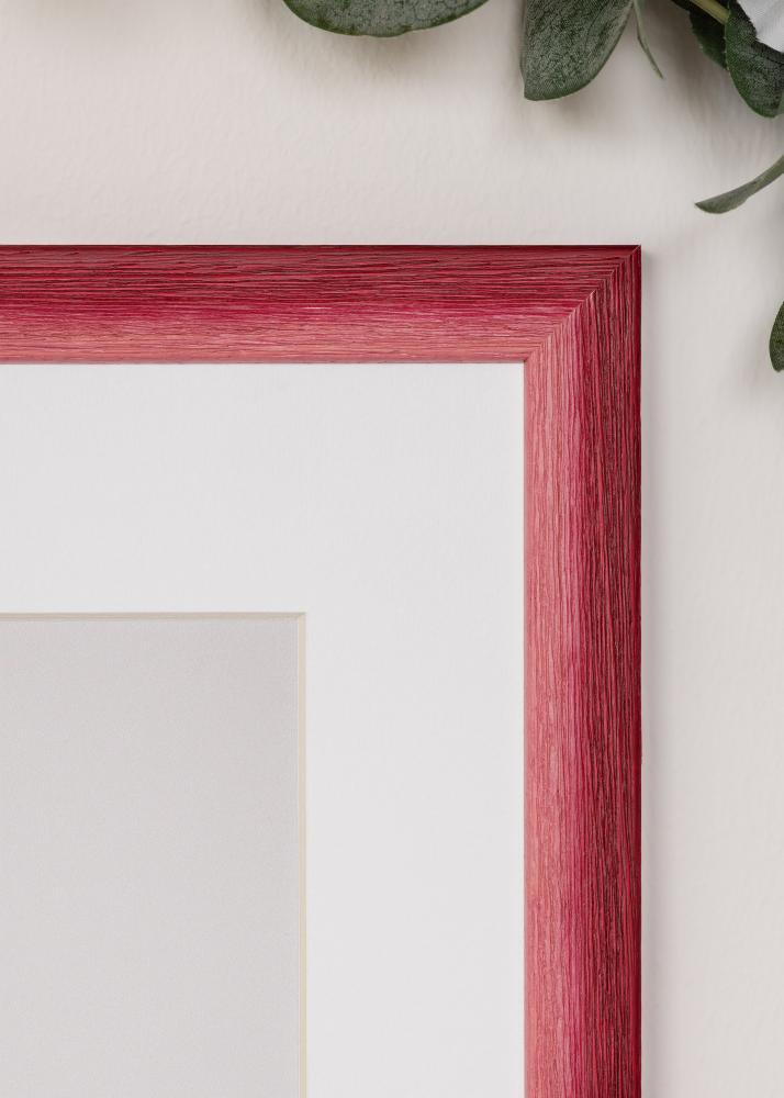 Rahmen Cornwall Acrylglas Dunkelrot 30x30 cm