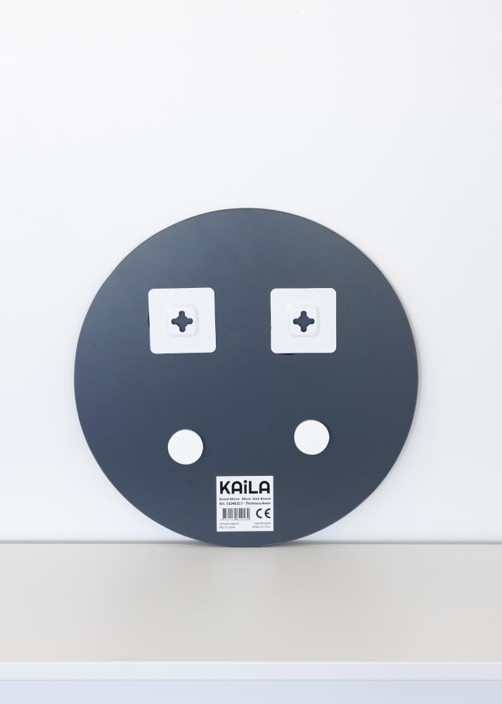 KAILA Runder Spiegel Dark Bronze 30 cm