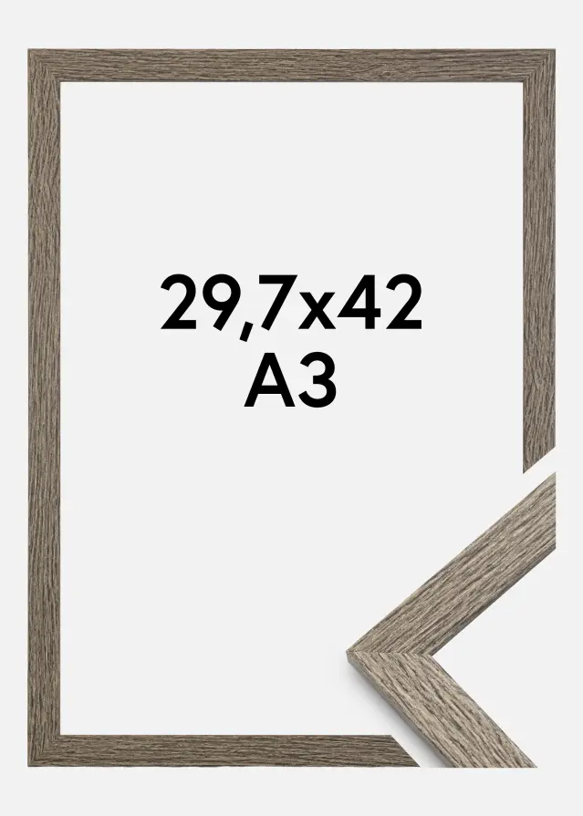 Rahmen Stilren Dark Grey Oak 29,7x42 cm (A3)
