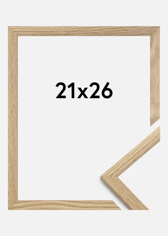 Rahmen Trendy Acrylglas Eiche 21x26 cm