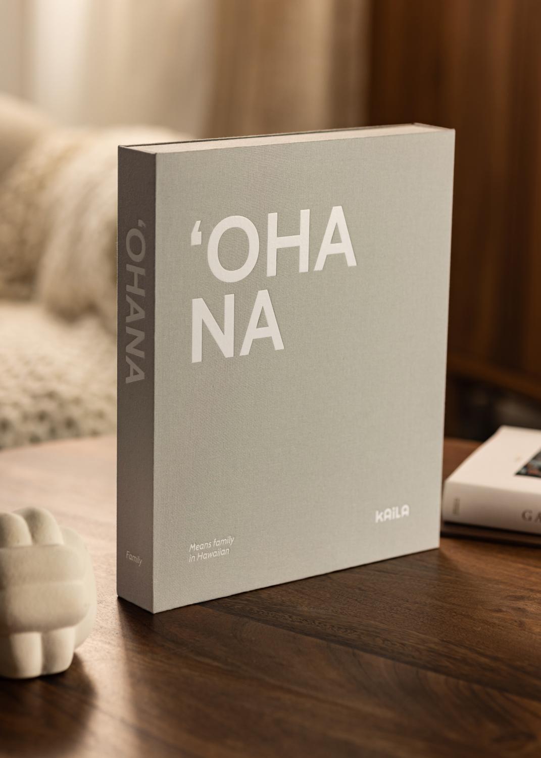 Product Image for KAILA 'OHANA - Coffee Table Photo Album (60 Schwarze Seiten)