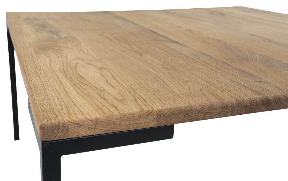 Couchtisch Lugano 90x90 cm - Oiled Oak