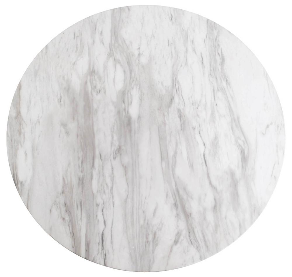 Couchtisch Bolzano 70x70 cm - Marmor/Messing