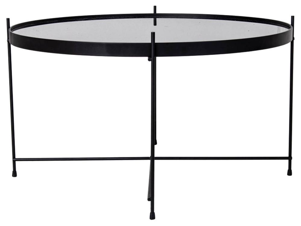 Couchtisch Venezia 70x70 cm - Schwarz