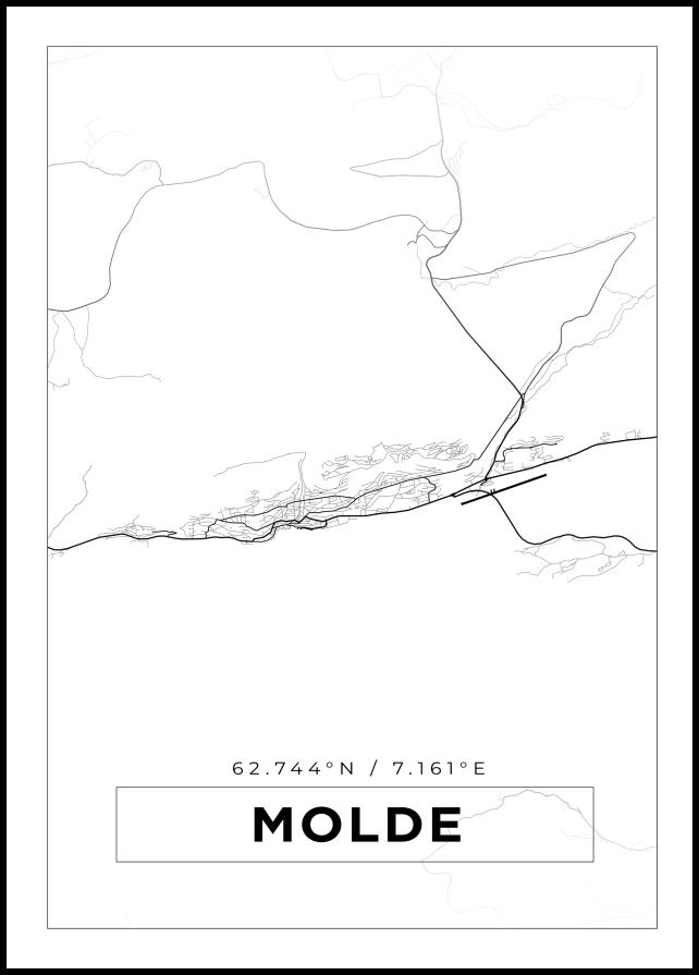 Map - Molde - White