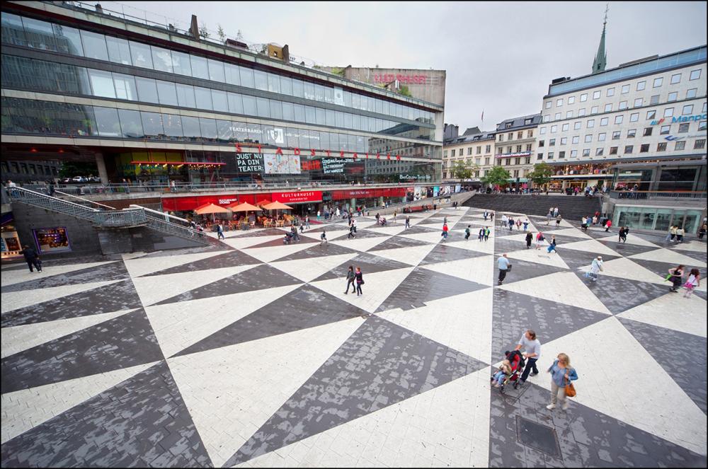 Sergels Torg Stockholm - 50x70 cm Poster