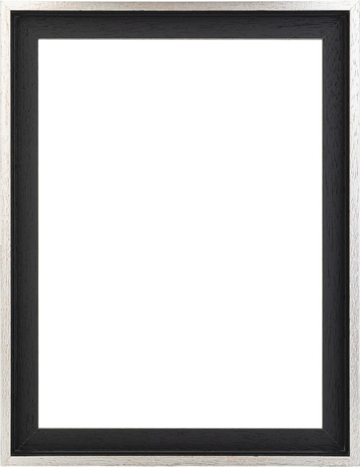 Product Image for Bilderrahmen für Leinwand Lexington Schwarz / Silber 42x59,4 cm (A2)