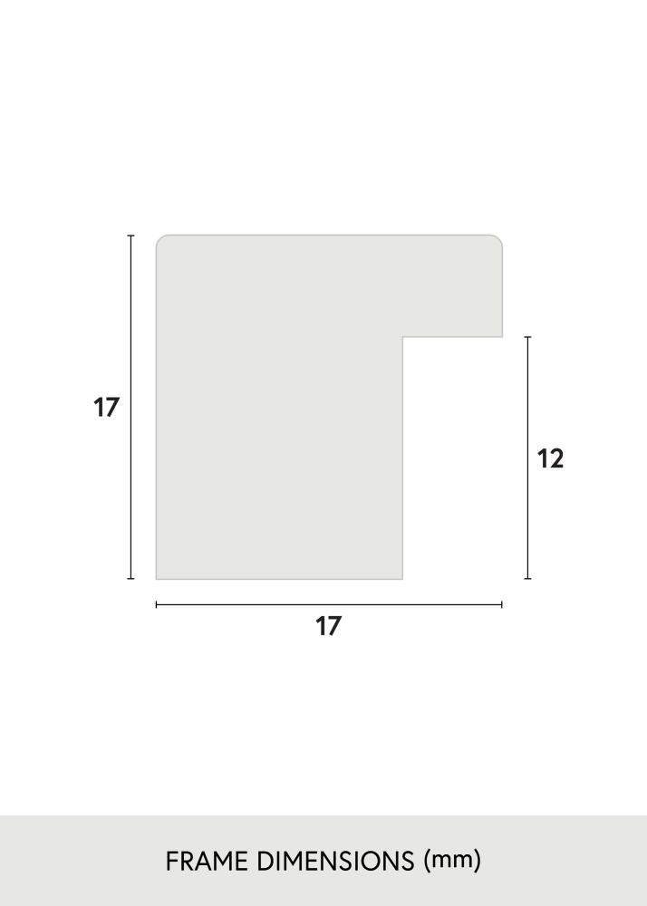 Rahmen Kent Acrylglas Orange 40x40 cm