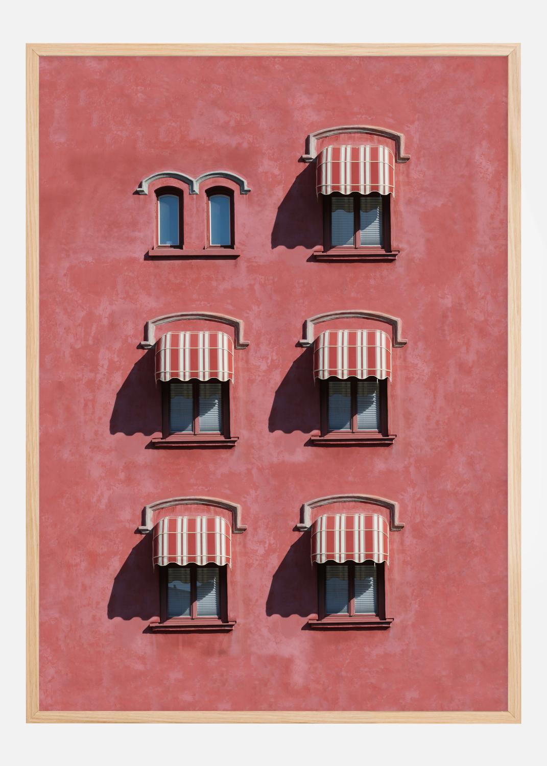 Product Image for Red wall Poster (21x29.7 cm (A4))