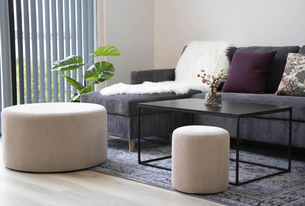 Couchtisch Vita 60x90 cm - Schwarz