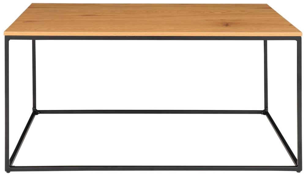 Couchtisch Vita 60x90 cm - Schwarz/Eiche