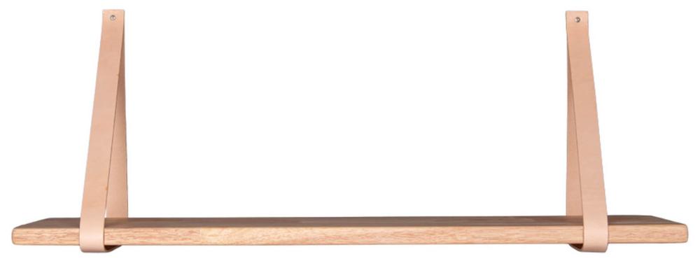 Wandregal Forno 120 cm - Holz/Braun