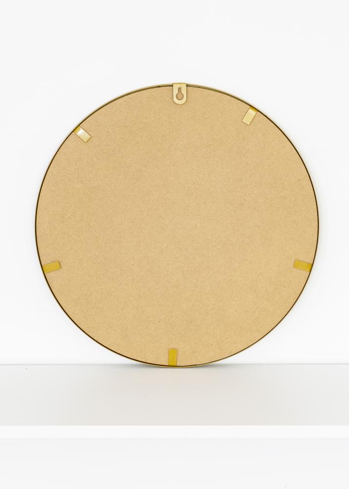 KAILA Runder Spiegel Triangles - Gold 35 cm Ø