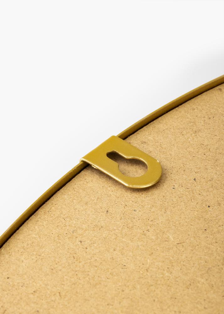 KAILA Runder Spiegel Triangles - Gold 35 cm Ø