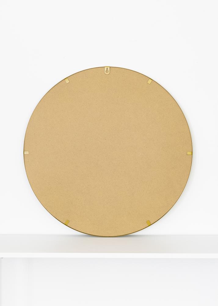 KAILA Runder Spiegel Triangles - Gold 55 cm Ø