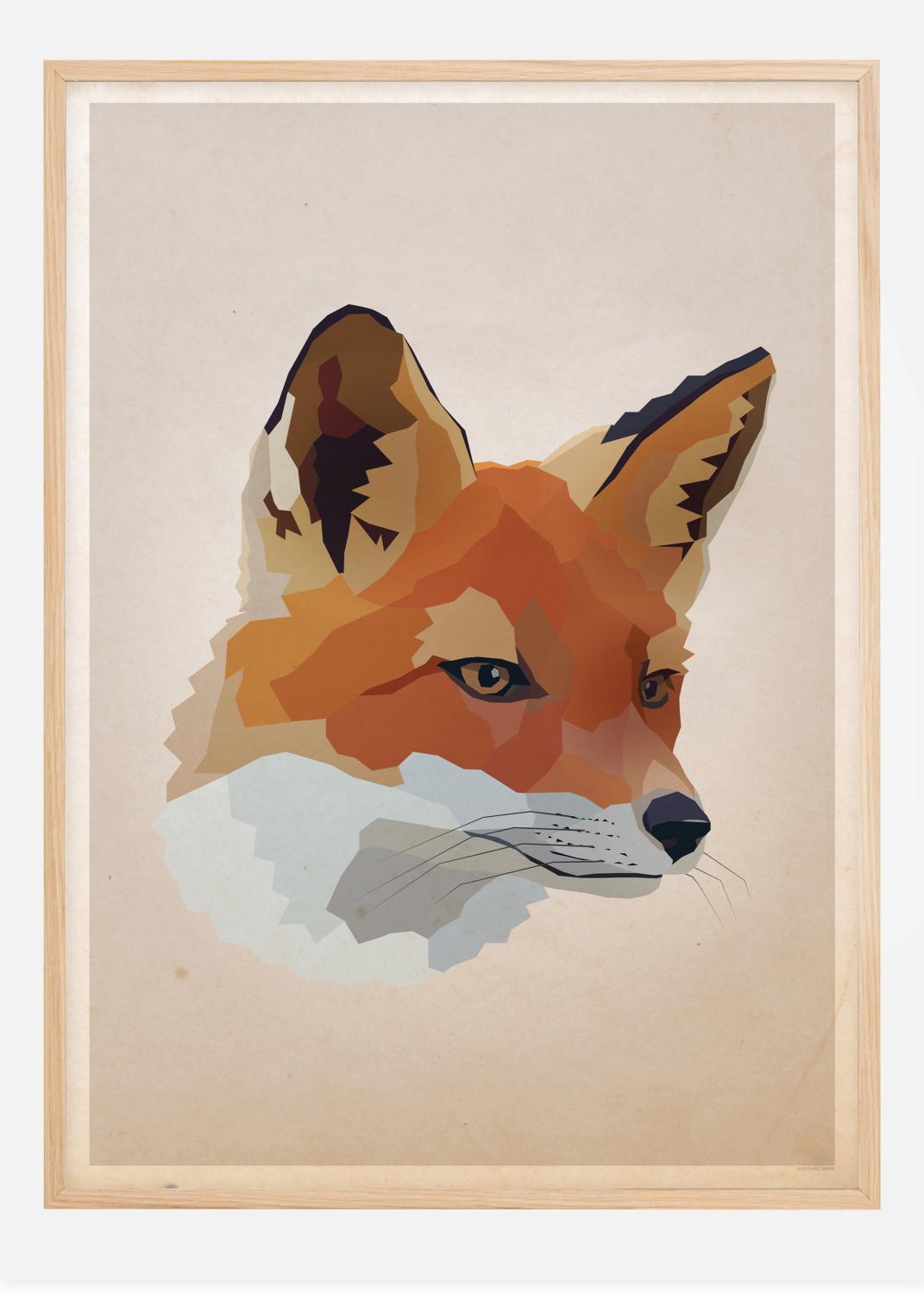 Product Image for Fox Poster (21x29.7 cm (A4))