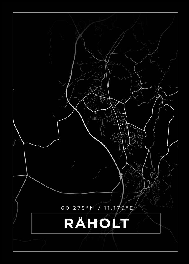 Map - Råholt - Black