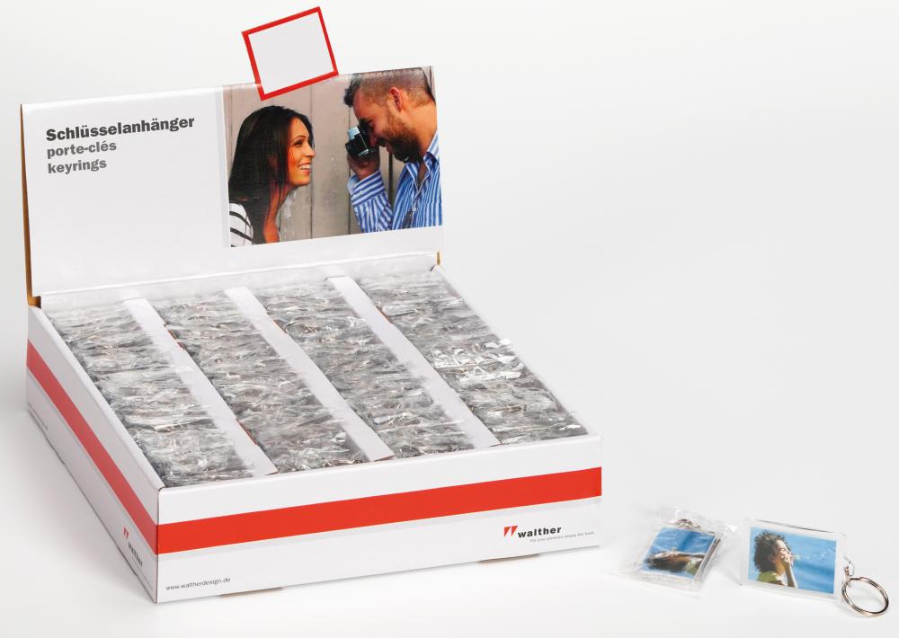 Schlüsselring ID-Foto - 2 Bilder 3,5x4,5 cm - 100er-Pack